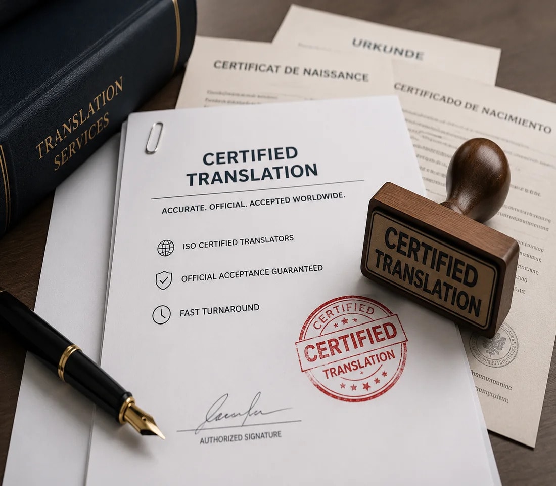 Translated documents prepared by BarrierFri language experts